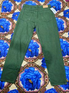 Brand New Shein Olive High-Waist Ripped jeans