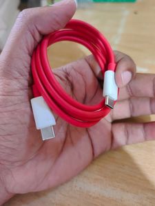 OnePlus type c to cee Cable red