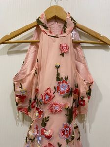 Pretty Embroidered Pink Dress, BRAND NEW