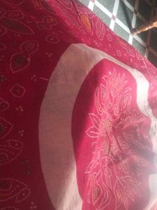 Red Bandhani Dupatta
