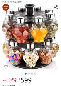 Masala Daimond Shape Jar set😍