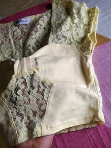 Lace Detail Top - Size Small
