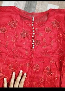 Red Updown Frock