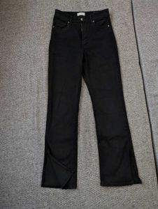 H&amp;M slim high split jeans