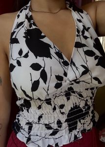 Floral Halter Top