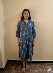3xl Giraffe Print kurta