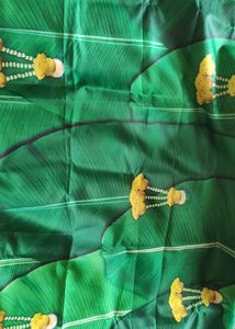 Banana Leaf Print currtun