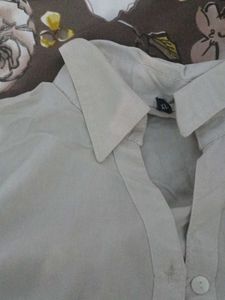 Classic White Button-Down Shirt