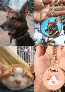 Custom Pet Keychain / Fridge Magnet