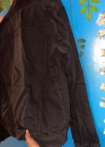 BLACK DENIM JACKET 1800₹(Unisex) (Bargainable)