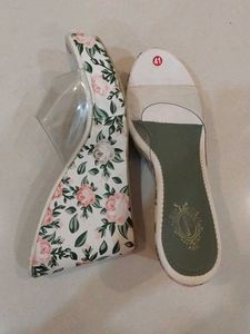 Floral Wedge Heels