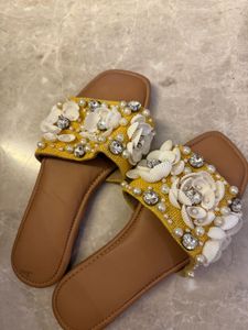 Embellished Yellow Slides