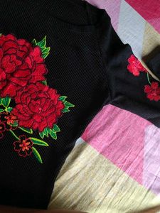 Floral Embroidered Top