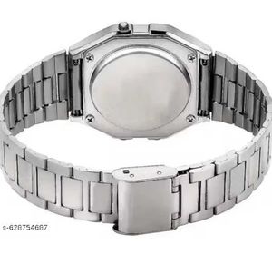 Silver Digital Watch