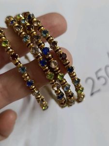 Metal With Multicolour Diamond