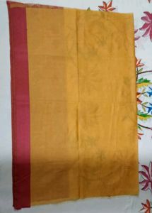 Mustard Yellow Silk Blend Blouse Piece