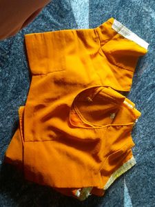 Elegant Orange Saree