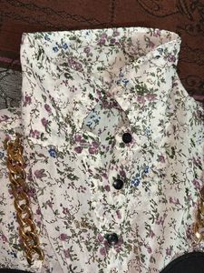 Its A Beautiful Floral Cord Set Top