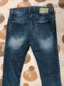 Dark Night Blue Jeans Slim Fit Mid Rise