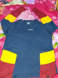 HLNDR Colorblock Full Sleeves T-Shirt