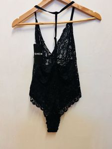 Black Lace Bodysuit