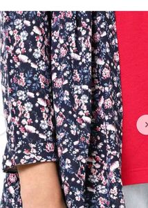 Fig - Round-Neck Floral Print Twofer - Size XS