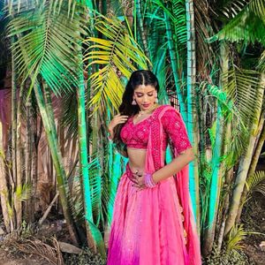 Stitched Pink Lehenga 💖