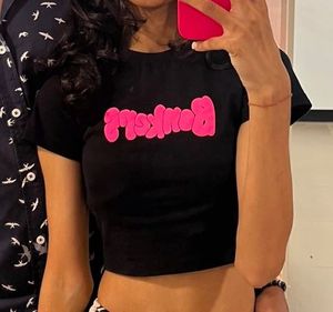Bonkers Black Crop Top