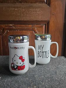 COMBO Cute Hello Kitty & My Bottle Mugs