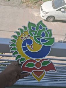 ready made rangoli with Color