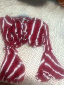 Nuon Red Crop Top