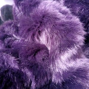 Korean  Faux Fur Poncho