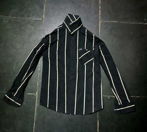 Striped Long Sleeve Button-Down