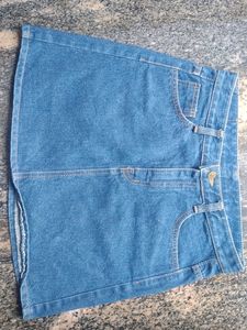 Denim Skirt Very Good Quality Lenth 16 Inchs
