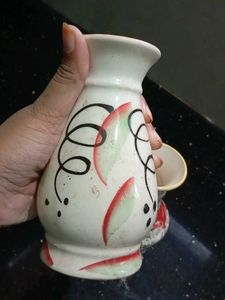 Hand Painted Ceramic Vases - Set of 2
