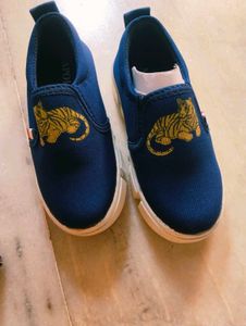 Kids Blue Slip-On Shoes