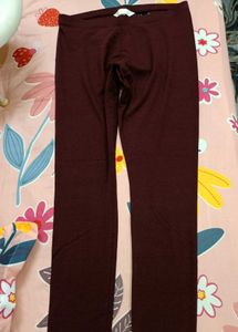 New H&amp;M Maroon Leggings