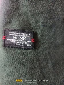 DARK GREEN VINTAGE OVERSIZED SHIRT FOR SALE SUITABLE FOR M-L SIZE.