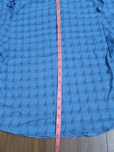 Cute Blue Checked Top