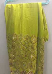 Green Embroidered Kurta
