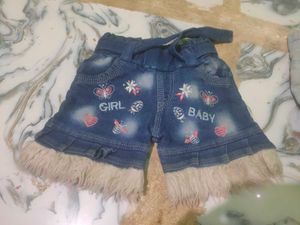 Cute Embroidered Denim Shorts Bundle 2
