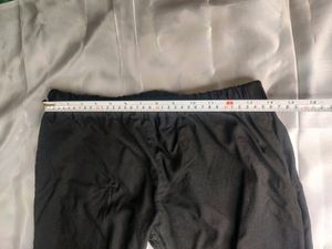 Pure Cotton Straight Pant With Elastic Waistband