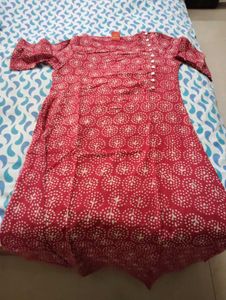 Red Printed Tunic