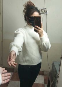 Cozy White Sweater