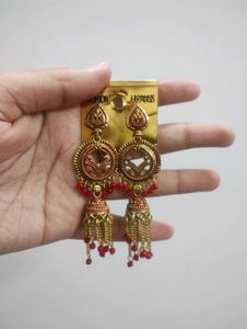 Golden Red Earrings (Sale!)