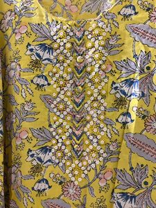 Floral Print Kurta