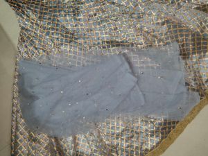 Grey Lehenga With Dupatta