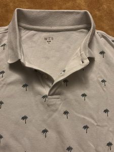Westside Beach Print Polo T Shirt