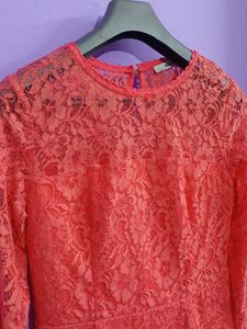 Beautiful Coral Colour Top For Girls