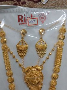 Gold-Tone Necklace,  Aaram  &amp; Earring Set